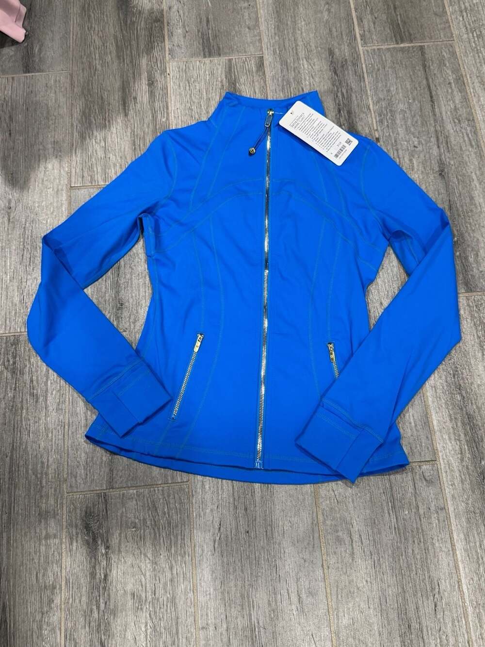 Lululemon Define Jacket Luon Size 8 Blue NWT Gorgeous Color Women’s 8